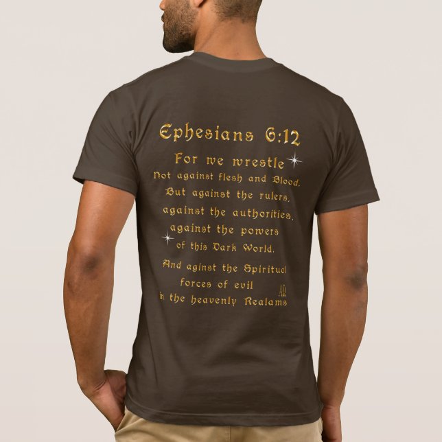 Fear not for I am with thee T-Shirt (Back)