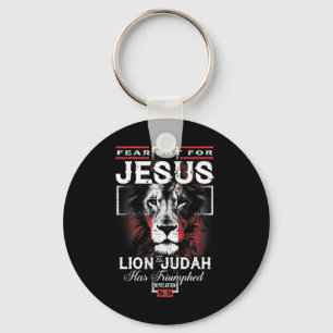 Fear Not For Jesus The Lion Of Judah Has Triumphed Key Ring