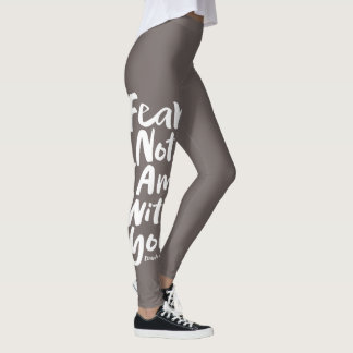 FEAR NOT, I AM with you Christian Cross God Jesus Leggings