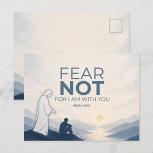 Fear Not Isaiah 41:10 Christian Postcard