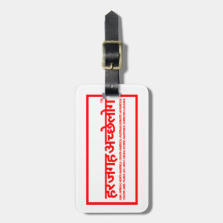 Fear Nothing Trave Bag Tag