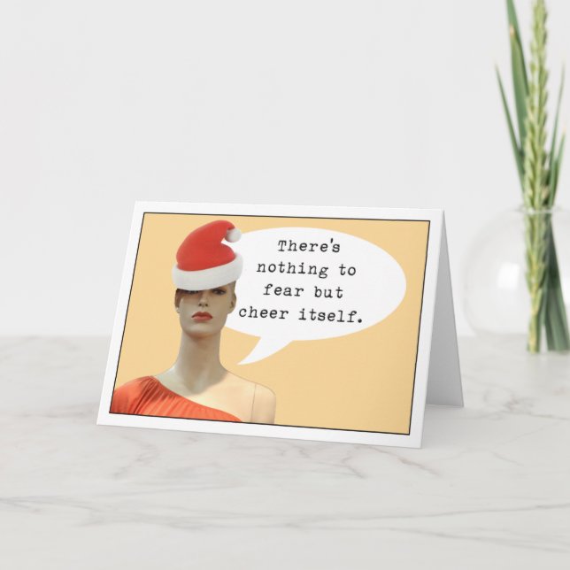 Fear of Cheer Holiday Card (Front)
