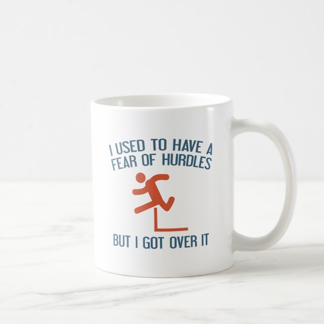 Fear Of Hurdles Coffee Mug (Right)