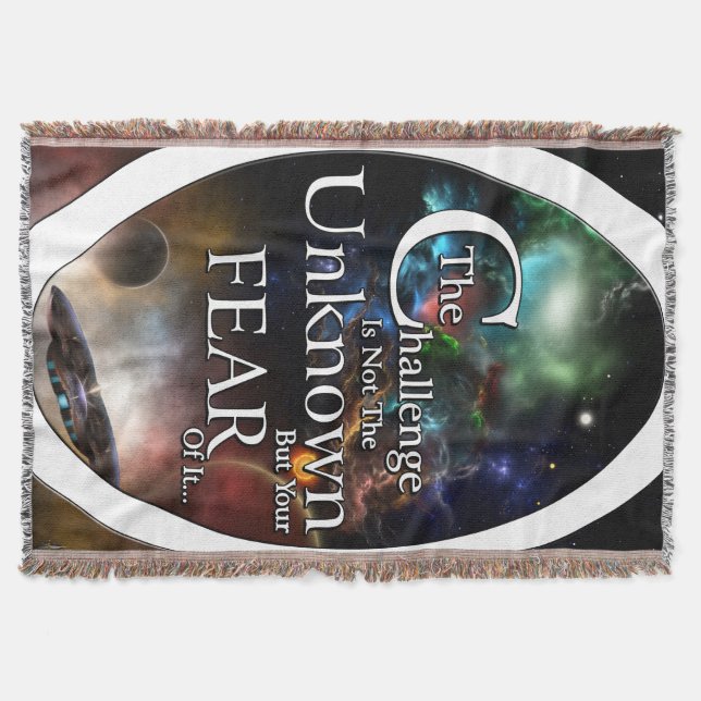 Fear Of The Unknown Throw Blanket (Front)