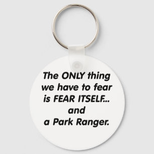 Fear Park Ranger Key Ring