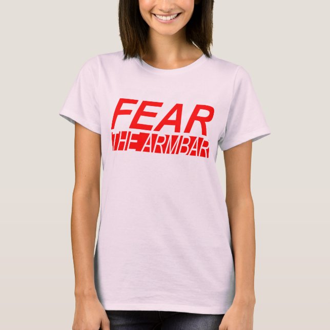FEAR THE ARMBAR LADIES BABYDOLL T-SHIRT (Front)