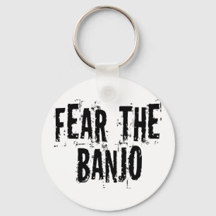 Fear The Banjo Key Ring