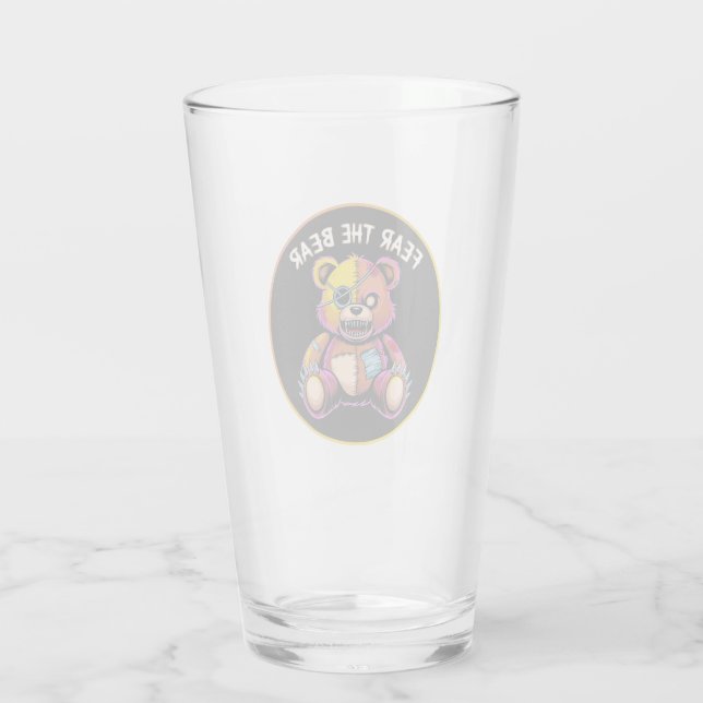 Fear the Bear Glass (Back)