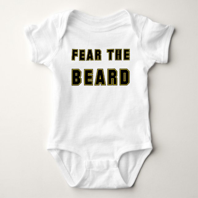 FEAR THE BEARD BABY BODYSUIT (Front)