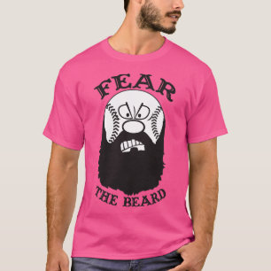 Fear The Beard Baseball Shirt by Fear The Beard