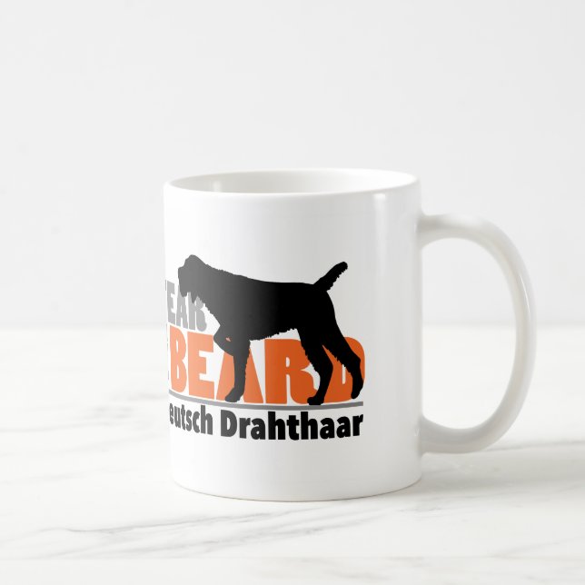 Fear the Beard - Deutsch Drahthaar Coffee Mug (Right)