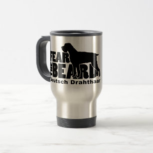 Fear the Beard - Deutsch Drahthaar Gear Travel Mug