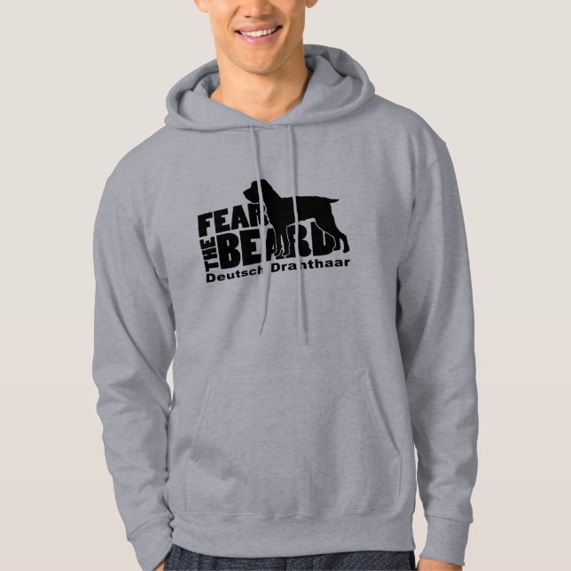 Fear the Beard - Deutsch Drahthaar Hoodie (Front)