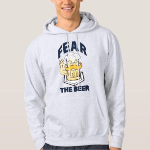 Fear the Beer Throw Baseball Hoodie