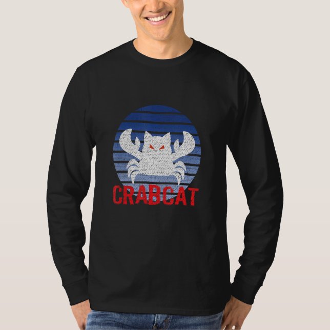Fear the Crabcat   Cryptid Cryptozoology Vintage T-Shirt (Front)