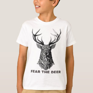 Fear The Deer Sketll T-Shirt