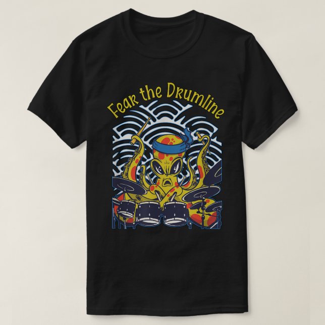 Fear the Drumline Drummer53 T-Shirt (Design Front)