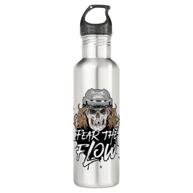 Fear The Flow (hockey hair) 710 Ml Water Bottle (Front)
