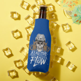 Fear The Flow (hockey hair) Bottle Cooler