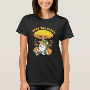 Fear The Fuzzy Dog Japanese Animal Shiba Inu T-Shirt