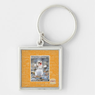 Fear the Fuzzy! Key Ring