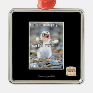 Fear the Fuzzy! Metal Tree Decoration