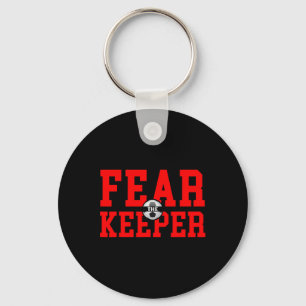 Fear The Goalie T Shirt Soccer Goalkeeper Keeper B Key Ring