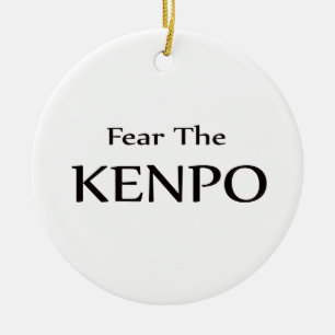 Fear the Kenpo. Ceramic Tree Decoration