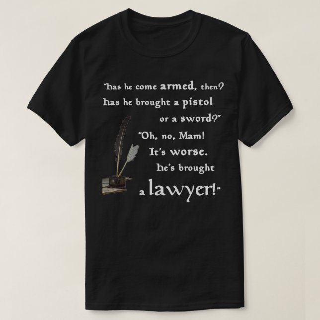 Fear the lawyer T-Shirt (Design Front)