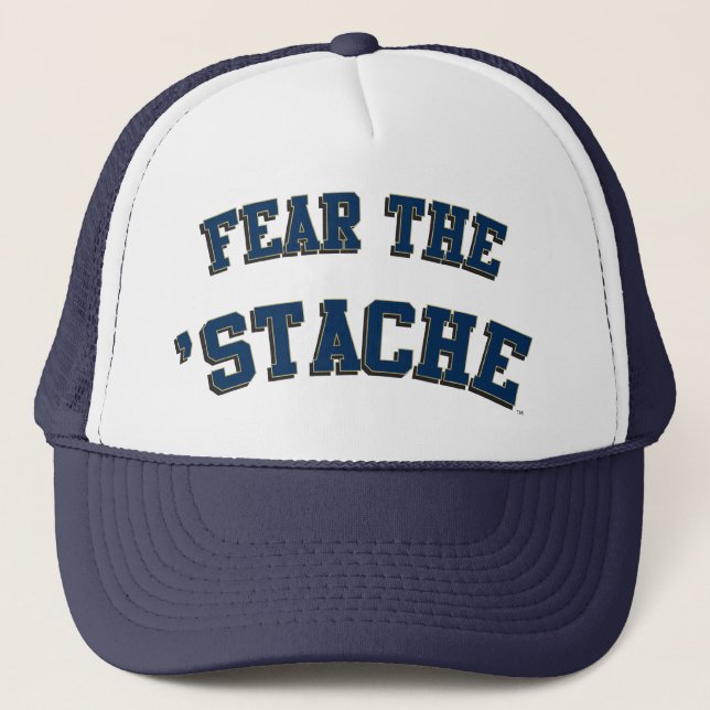 Fear The 'Stache Trucker Hat (Front)