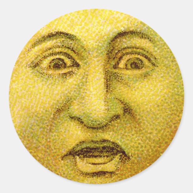 Fearful Moon Halloween Stickers (Front)