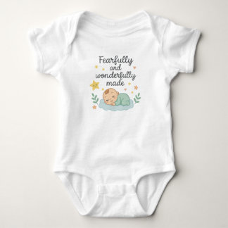 Fearfully and wonderfully baby bodysuit