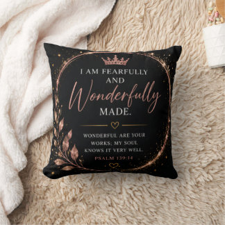 Fearfully and Wonderfully Made Faith Cushion
