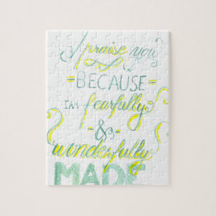Fearfully and Wonderfully Made Jigsaw Puzzle