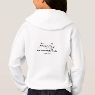 Fearfully and Wonderfully Made, Kids Hoodie