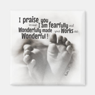 Fearfully and wonderfully made magnet
