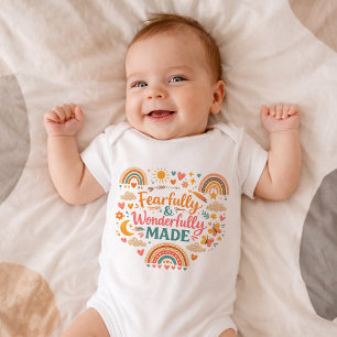 Fearfully Made Wonderfully Loved Baby Bodysuit