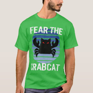 Fearhe Crabcat Funny Crab cat Cryptid Cryptozoolog T-Shirt