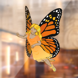 Fearie Decal Butterfly Fairy Window Clings