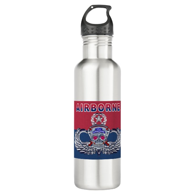 Fearless 82nd Airborne Division 710 Ml Water Bottle (Front)