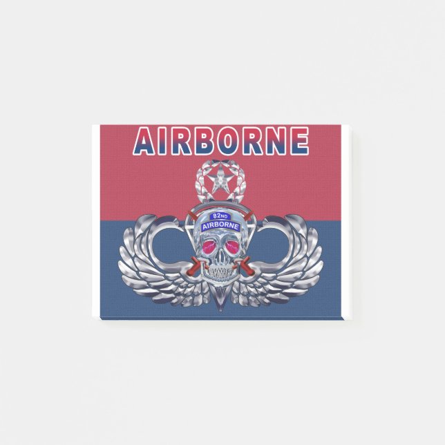 Fearless 82nd Airborne Division Post-it Notes (Front)