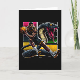Fearless And Confident Legend Sketll Motivation Card