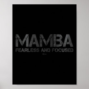 Fearless And Focused Basketball Court Legend Motiv Poster