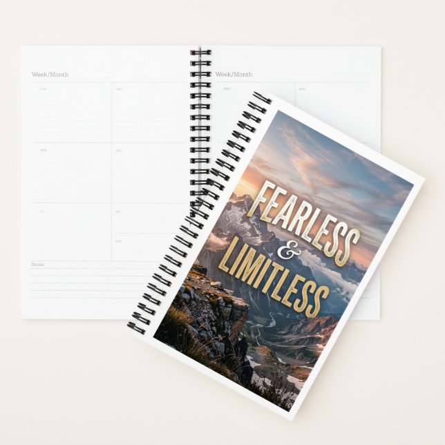 Fearless and Limitless Planner (Display)