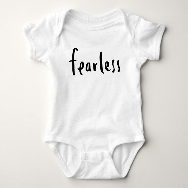 Fearless Baby Outfit Baby Bodysuit (Front)