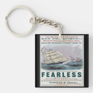 Fearless Clipper Sailing Key Ring
