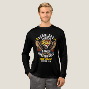 Fearless Dreamers Eagle Long Sleeve T-Shirt Tri-Blend Shirt