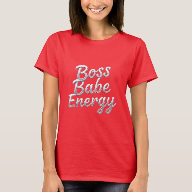 Fearless & Fabulous – Boss Babe Energy T-shirt (Front)