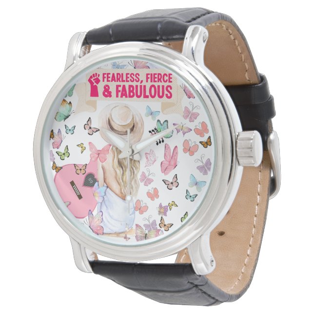FEARLESS, FIERCE AND FABULOUS WATCH (Angled)