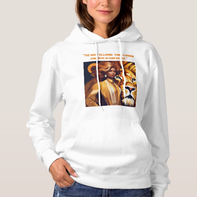 Fearless & Flawless Unleash Your Inner Lioness  Hoodie (Front)